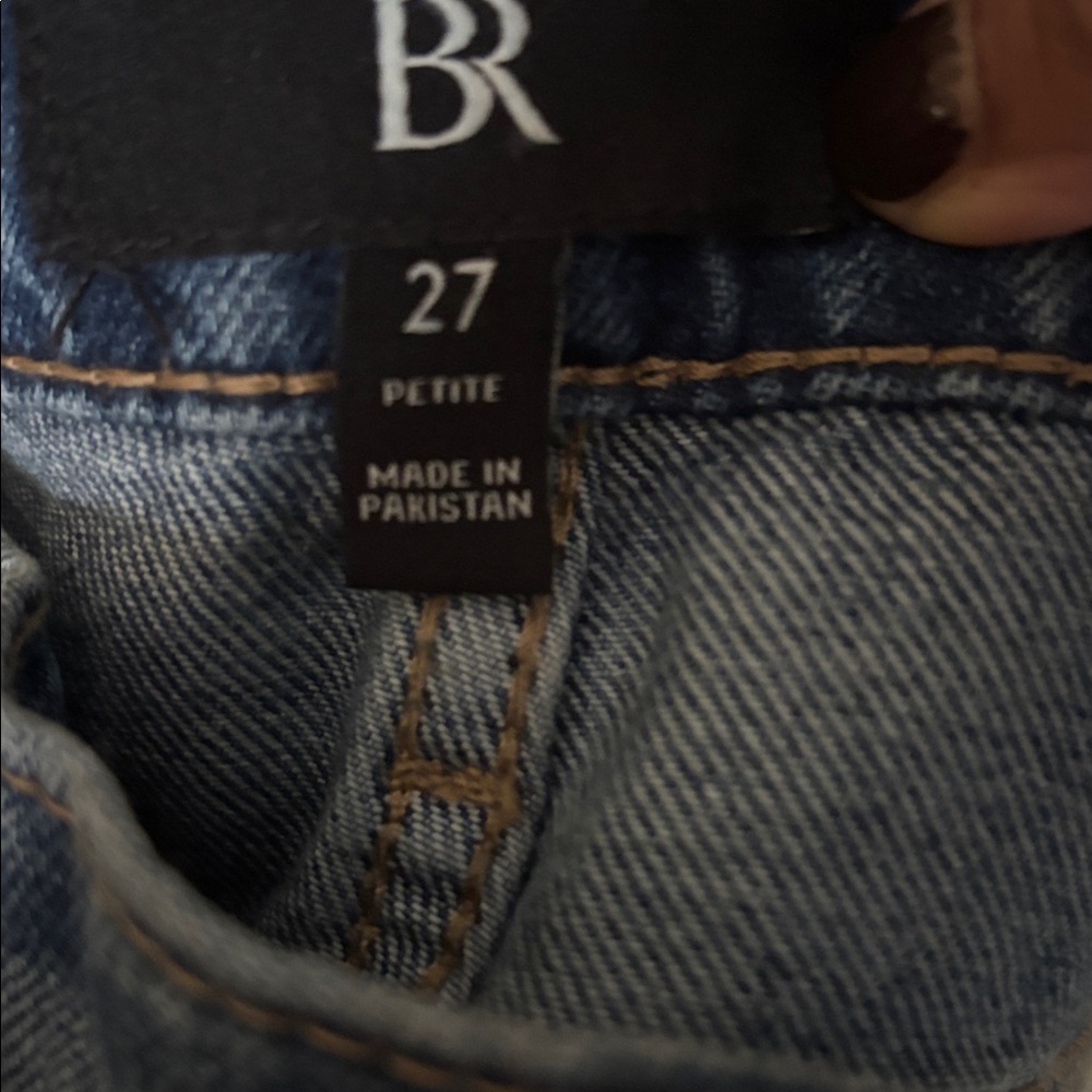 Banana Republic NWT Petite Blue wide leg Jeans. - Picture 6 of 14